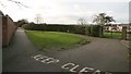 Entrance to the parish cemetery