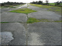 SP2406 : North to south runway, Broadwell airfield, Shilton, Burford by Brian Robert Marshall