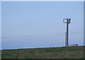 Telecoms aerial south of Quarry Croft.