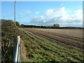 Farmland near Sandford Hall