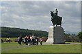 NS7990 : Robert the Bruce statue at Bannockburn visitor centre by Mike Pennington
