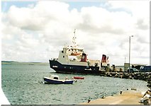 HU4376 : Ferry to Yell by Chris Eaton