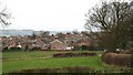 View across fields