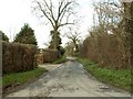 Allotment Lane in Ashbocking