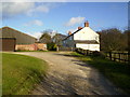 Track up to Thixendale Grange