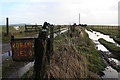 A sodden lane to Northfield Farm.