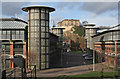 Inland Revenue buildings and Nottingham Castle