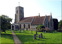 TG2619 : All Saints, Horstead, Norfolk by John Salmon