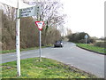 Lane junction east of Standlake