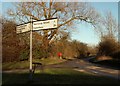 Signpost at White Horse Corner