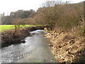 River Rib taken from footbridge beside Hanging Wood Ford