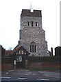 Lych-gate and tower - St. Mary and All Saints