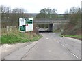 Coldharbour Lane as it passes under the A2.