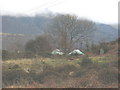 Level with the colourful yurts