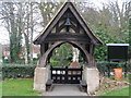 The Lych gate St Blaisius Church