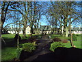 The grounds of Waddington Almshouses