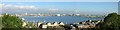 ST1873 : Panorama of Cardiff Bay from Harbour View Road, Penarth. by Nick Smith