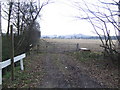 SE9207 : Bridleway by Mendle Farm by Jonathan Billinger
