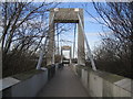 TQ4780 : Thamesmead: A2016 Eastern Way footbridge by Nigel Cox