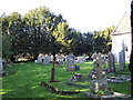 Gravestones at St Margarets Church, Chilmark