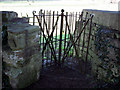 Turnstile exit from St Margaret of Antioch Church, Chilmark