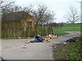 Flytipping by the reservoir