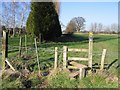 Stile on the Footpath to Brook Hall