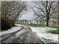 Track off Court Hill, Littlebourne