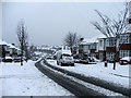 South Lodge Drive, London, N14 looking east