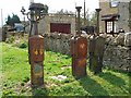 Old petrol pumps in Salford