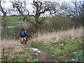 NU1801 : Footpath near Midge Park by Les Hull