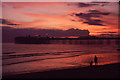 TQ3103 : Brighton Pier at Sunset by Christine Matthews