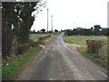 Looking SE along Waldershare Lane