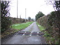 Road and footpath to Bevingford