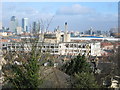 The derelict Greenwich Regional Hospital before demolition