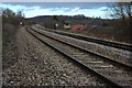 The Shrewsbury to Hereford railway at Hope under Dinmore