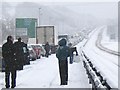 Traffic jam on A48