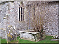 All Saints Church, Idmiston - Broken Tomb