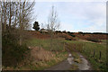 Pumping station track near Easter Kellas.