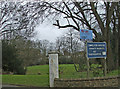 Signboard and Gatepost at Gwalior House, Avenue Road,  N14