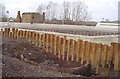 Remains of bottle kiln by A500, Stoke