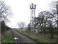 Communications tower by Red Road