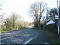 The down bus stop at Gyrn Goch