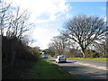 The busy and narrow A499 at Gyrn Goch