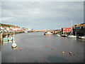 Whitby Harbour from the harbour bridge