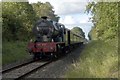 Approaching Steam Train