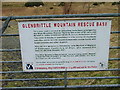 NG4121 : Sign at Glenbrittle Mountain Rescue Post by Dave Fergusson