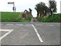 Crossing the A258 into Pond Lane