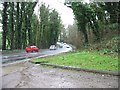 View of the A258 looking NE