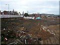 View towards Sheffield Road across cleared Dema Glass Site